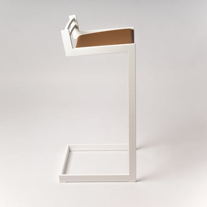 Forma b Softline White Nappa Camel